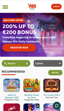 bezoek yaa casino website